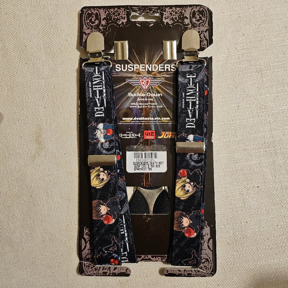 Buckle-Down Suspenders - Shonen Jump Death Note